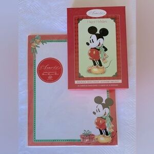 Mickey Mouse Holiday Cards and Stationery set